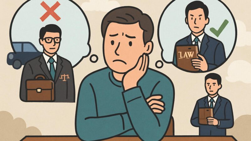 【安易に依頼しないで！】交通事故で保険会社側から弁護士を紹介されたときの注意点