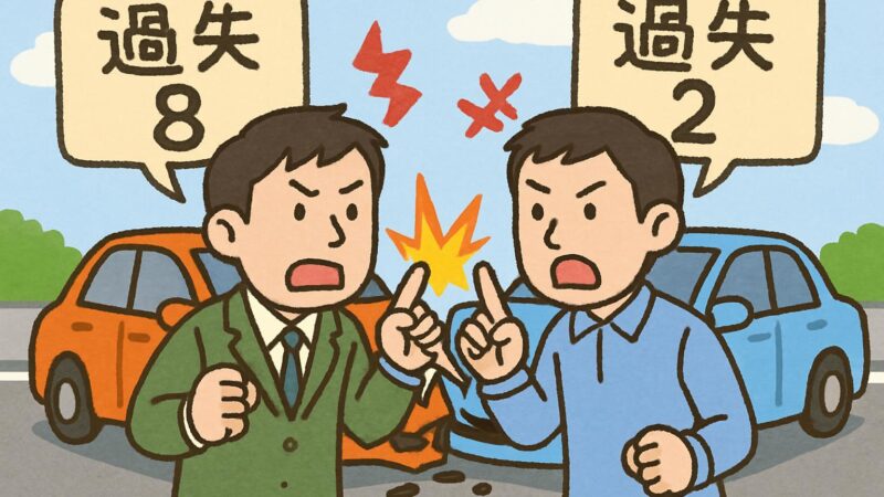 【みんな間違える】交通事故の過失割合｜正しい表現方法