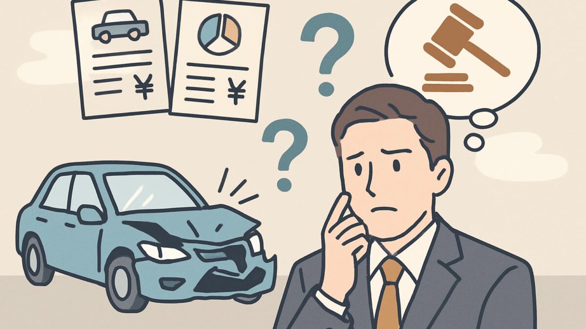 物損事故で損しないために｜弁護士への無料相談で過失割合と賠償額を見直す