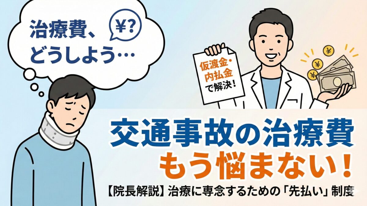 交通事故の仮渡金・内払金とは？ 生活の不安を先払いで解決
