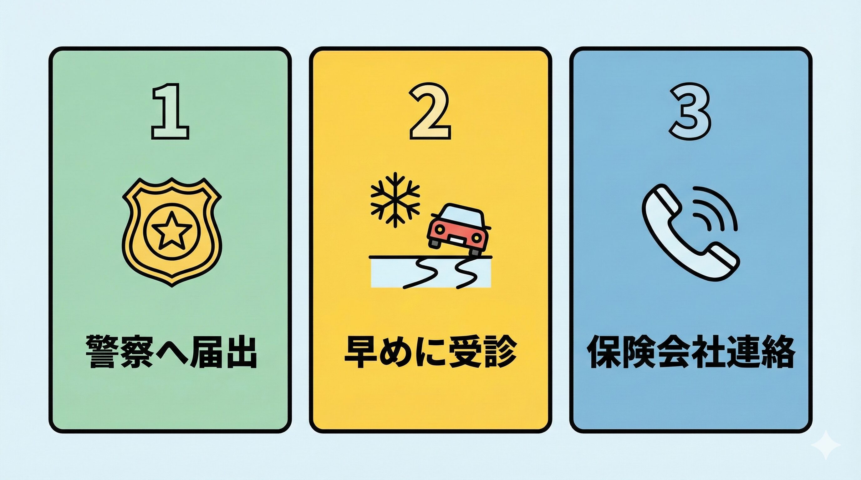 大和町で事故に遭ったら？必ず行うべき3つのステップ