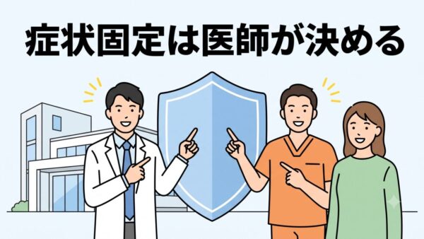 交通事故の症状固定とは？ 誰が決めるの？