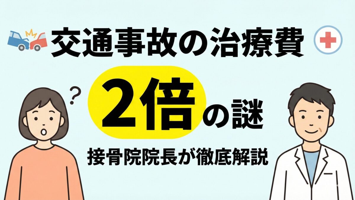 交通事故治療費が自由診療で200％の謎！ 立て替え払い時の注意点