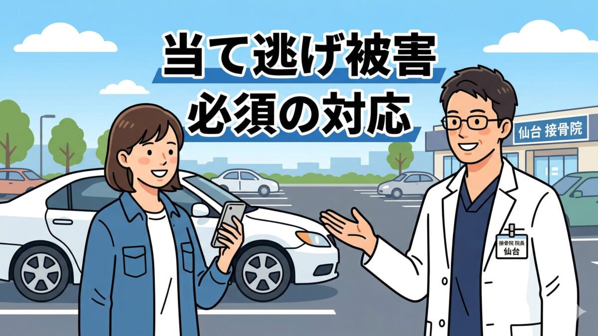 当て逃げされたら警察へ！仙台の専門家が教える物損事故の対処法