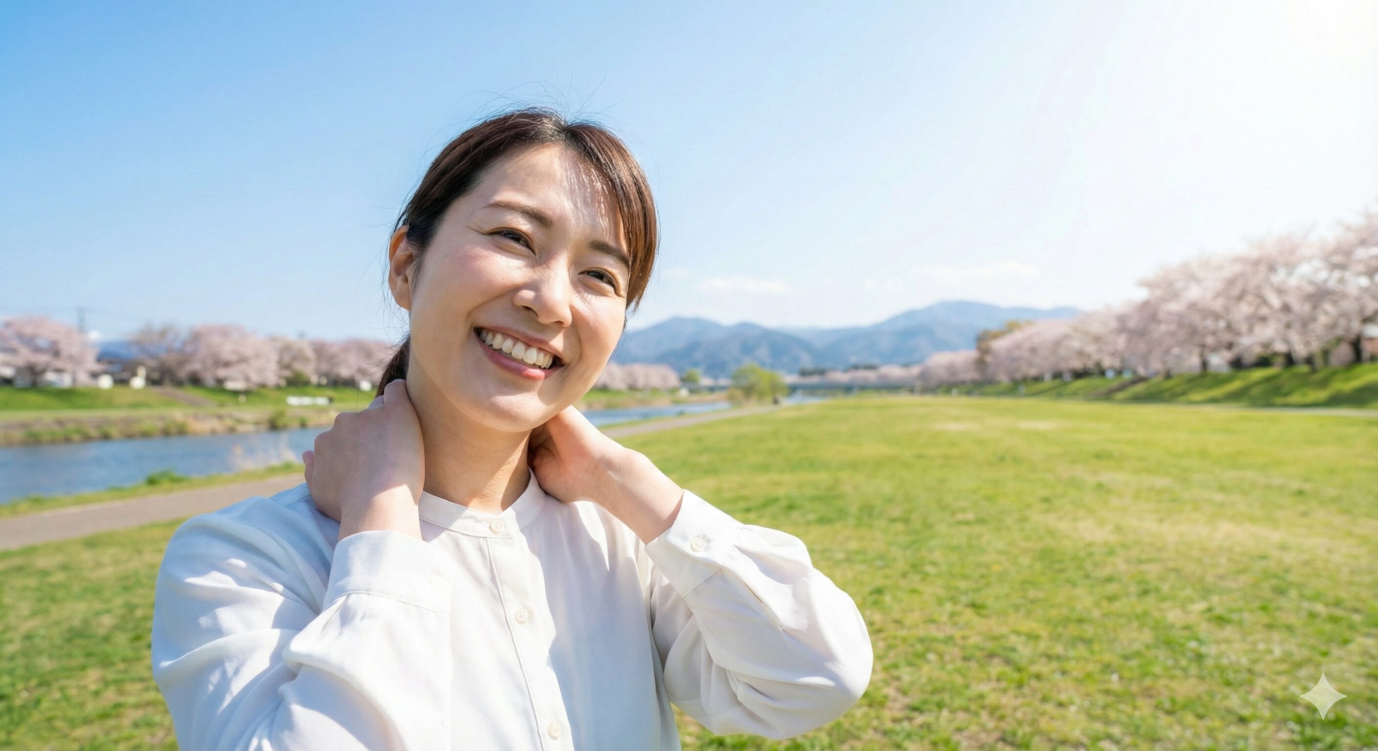 交通事故によるむち打ちの改善イメージ