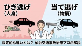 ひき逃げ・当て逃げの違いとは？ 交通事故施術のプロが解説