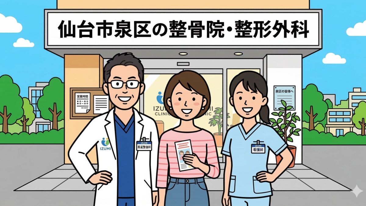 仙台市泉区｜交通事故治療・むちうちにおすすめの整骨院・整形外科10選