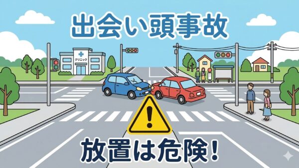 出会い頭事故とは？原因・症状と放置厳禁の理由を仙台の専門家が解説